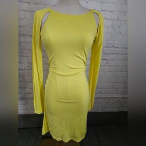 Revolve Ladakh Chill Out Dress in Citrus |  Small | EUC